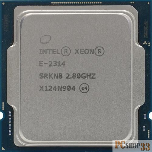 Процессор Intel Xeon E-2314 8Mb 2.8Ghz (CM8070804496113)
