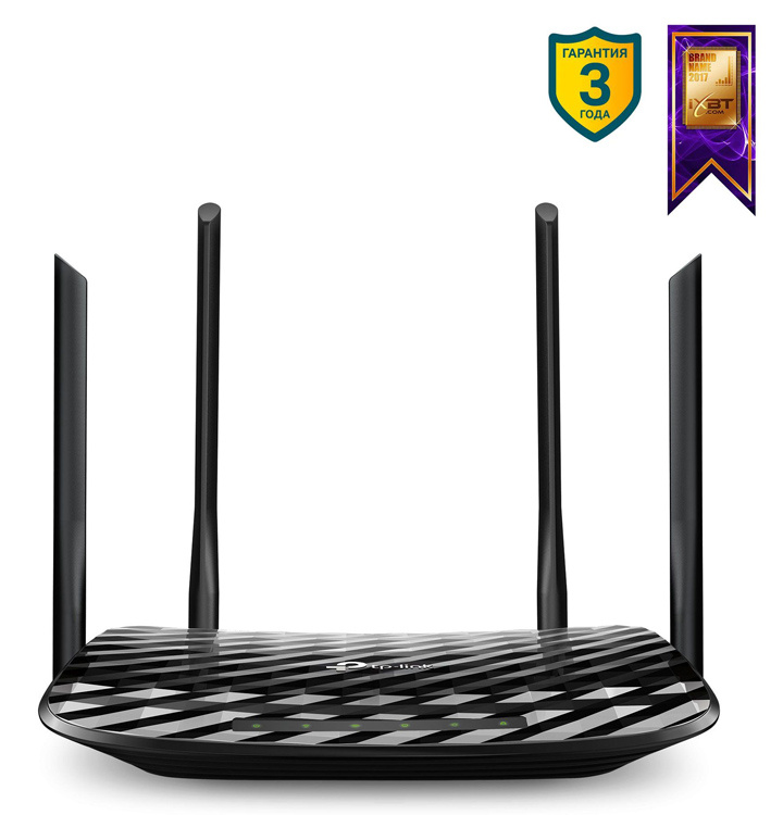 Сетевое оборудование TP-Link Archer C6 AC1200 MU-MIMO Wi-Fi гигабитный роутер