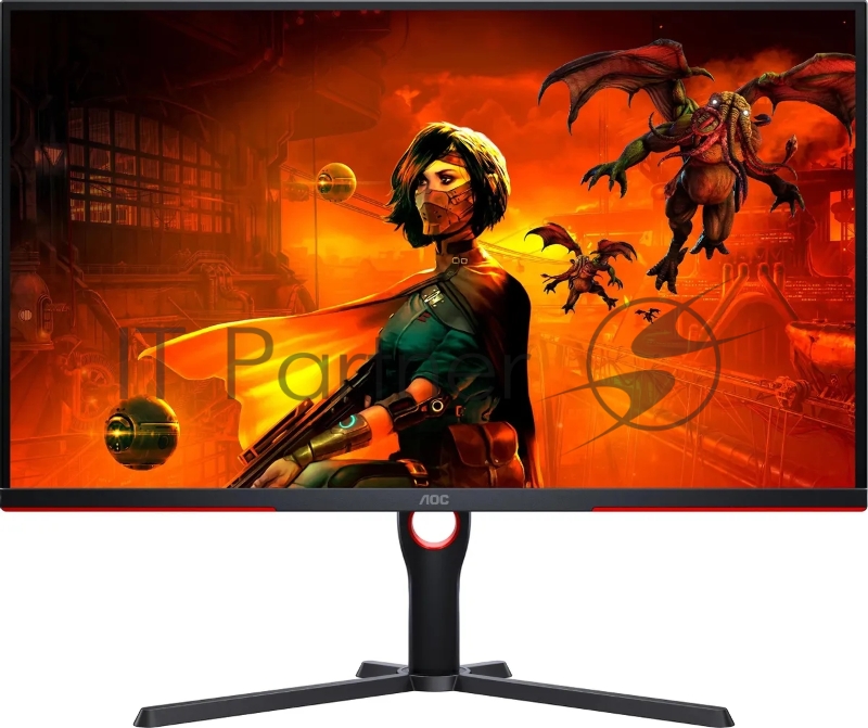 Монитор AOC 31.5 Gaming U32G3X черный/красный IPS LED 1ms 16:9 HDMI M/M матовая HAS Piv 1000:1 400cd 178гр/178гр 3840x2160 144Hz DP 4K 7.79кг