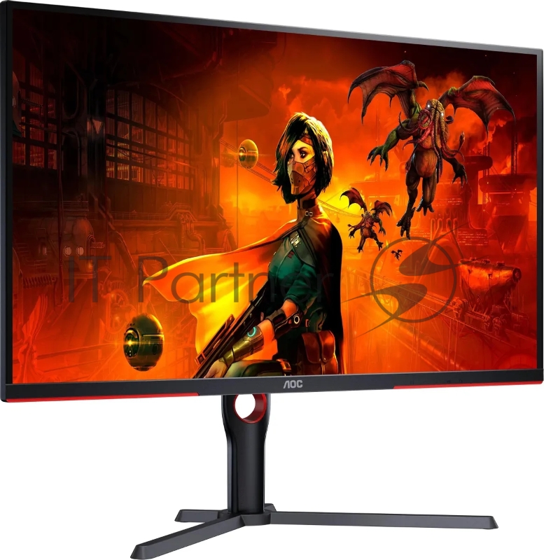 Монитор AOC 31.5 Gaming U32G3X черный/красный IPS LED 1ms 16:9 HDMI M/M матовая HAS Piv 1000:1 400cd 178гр/178гр 3840x2160 144Hz DP 4K 7.79кг