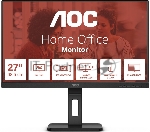 МОНИТОР 27 AOC 27E3QAF Black с поворотом экрана (IPS, 1920x1080, 75Hz, 4 ms, 178°/178°, 300 cd/m, 20M:1, +HDMI 1.4,+DP)