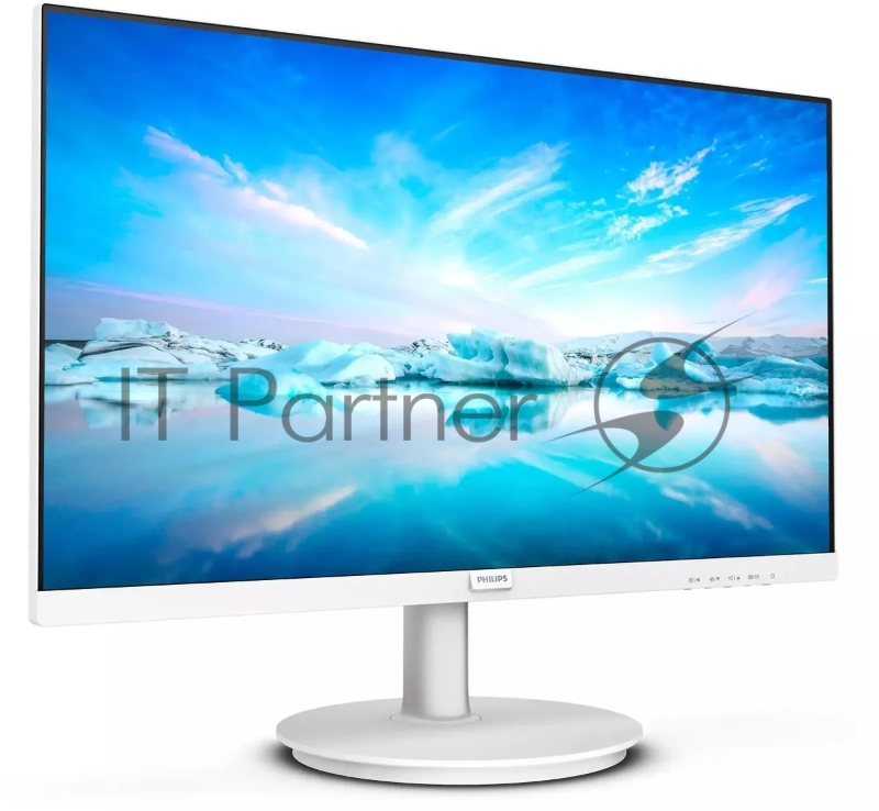 МОНИТОР 23.8 PHILIPS 241V8AW/00 WHITE (IPS, 1920x1080, 75Hz, 4 ms, 178°/178°, 250 cd/m, 1000:1, +HDMI, +MM)