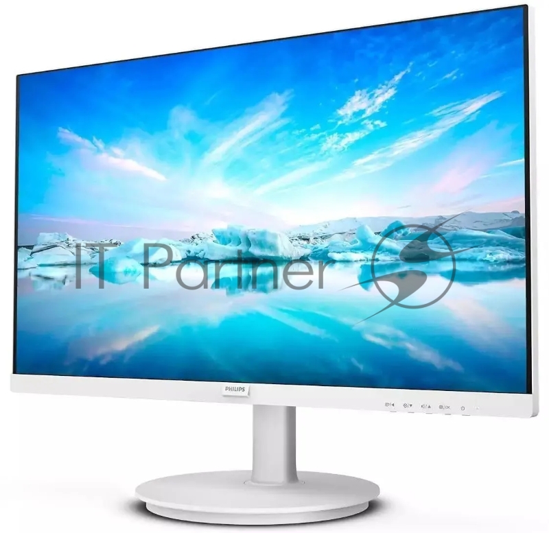 МОНИТОР 23.8 PHILIPS 241V8AW/00 WHITE (IPS, 1920x1080, 75Hz, 4 ms, 178°/178°, 250 cd/m, 1000:1, +HDMI, +MM)