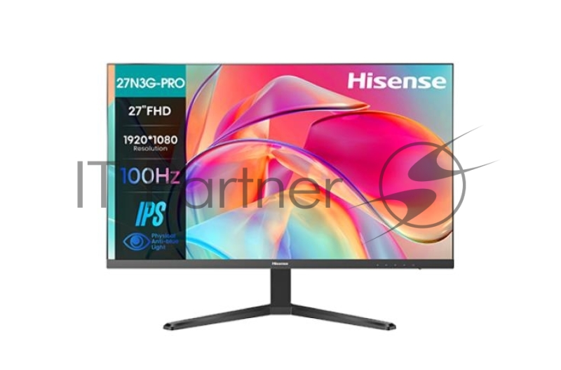 Монитор Hisense 27 27N3G-PRO черный IPS LED 5ms 16:9 HDMI 250cd 178гр/178гр 1920x1080 100Hz VGA FHD