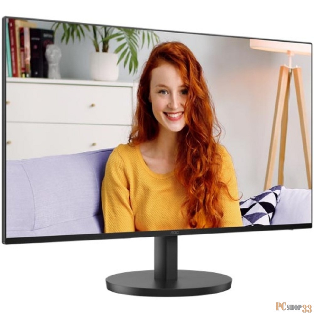 МОНИТОР 23.8 AOC 24B3HA2 Black (IPS, 1920x1080, 100Hz, 1 ms, 178°/178°, 250 cd/m, 20M:1, +HDMI 1.4, +MM)