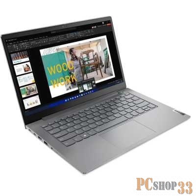 Ноутбук Lenovo ThinkBook 14 G4 IAP 14.0 FHD (1920x1080) IPS AG 300N, i3-1215U 1.2G, 8GB DDR4 3200, 256GB SSD M.2, Intel UHD, Wifi6, BT, FPR, TPM2, FHD Cam, 45Wh, 65W USB-C Slim, Win 11 Pro, 1Y, 1.4kg