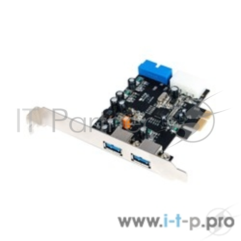 Контроллер USB3.0 (2 внешн.+2 внутр.) STLab U-780 (PCI-E x1)