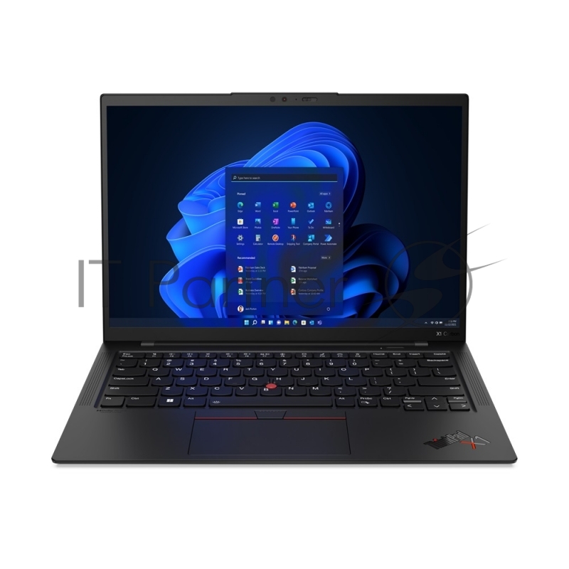 Ноутбук ThinkPad X1 Carbon Gen10 14 2.8K (2880x1800) OLED 400N, i7-1255U, 16GB LPDDR5 5200, 1TB SSD M.2, Intel Iris Xe, LTE 4G, WiFi, BT, FPR, FHD Cam, 57Wh, 65W USB-C Slim, Win 11 Pro, 1.12kg