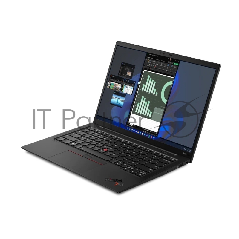 Ноутбук ThinkPad X1 Carbon Gen10 14 2.8K (2880x1800) OLED 400N, i7-1255U, 16GB LPDDR5 5200, 1TB SSD M.2, Intel Iris Xe, LTE 4G, WiFi, BT, FPR, FHD Cam, 57Wh, 65W USB-C Slim, Win 11 Pro, 1.12kg