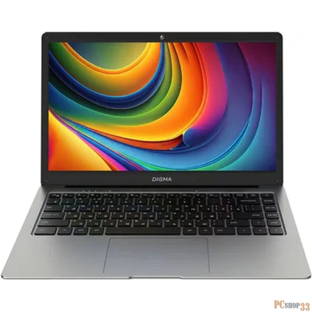 Ноутбук Digma EVE P4850 Pentium N5030 8Gb SSD256Gb Intel UHD Graphics 605 14 IPS FHD (1920x1080) Windows 11 Professional dk.grey WiFi BT Cam 4800mAh (DN14N5-8CXW01)