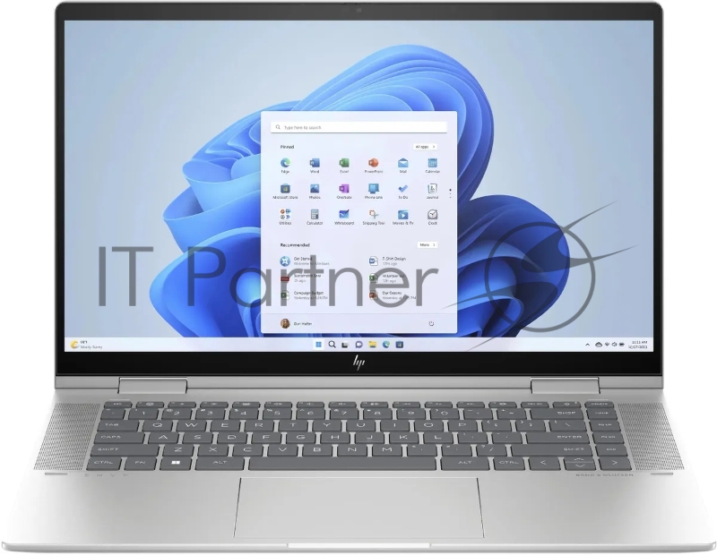 Ноутбук HP Envy x360 15-fe0009ci Core i7 1355U 16Gb SSD512Gb Intel Iris Xe graphics 15.6 OLED Touch FHD (1920x1080) Windows 11 Home silver WiFi BT Cam (8F7J4EA)