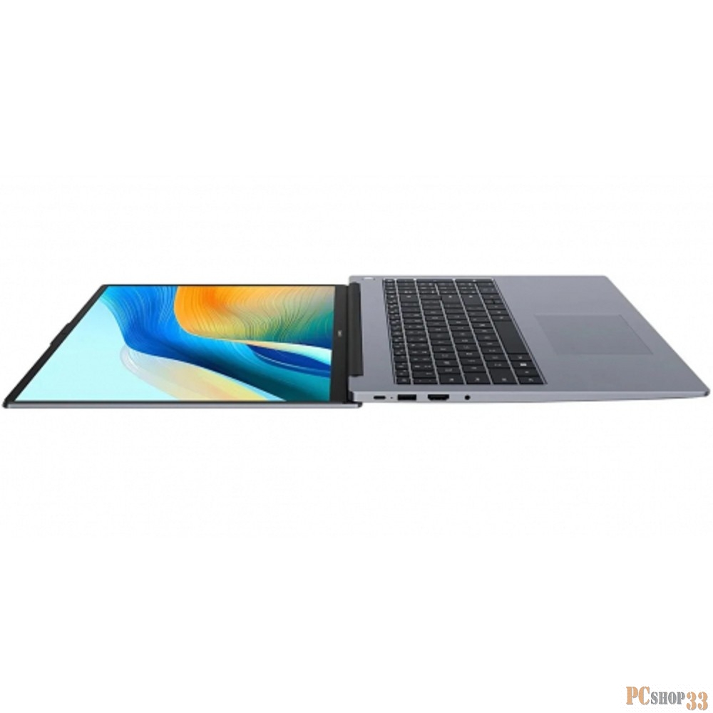 Ноутбук Huawei MateBook D 16 MCLG-X Core i5 13420H 16Gb SSD512Gb Intel UHD Graphics 16 IPS (1920x1200) noOS grey space WiFi BT Cam (53013YDL)