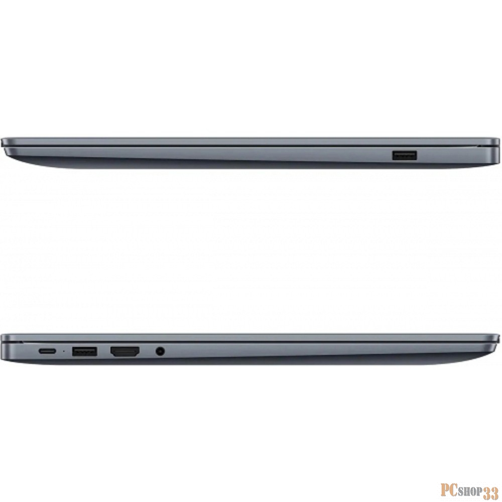 Ноутбук Huawei MateBook D 16 MCLG-X Core i5 13420H 16Gb SSD512Gb Intel UHD Graphics 16 IPS (1920x1200) noOS grey space WiFi BT Cam (53013YDL)