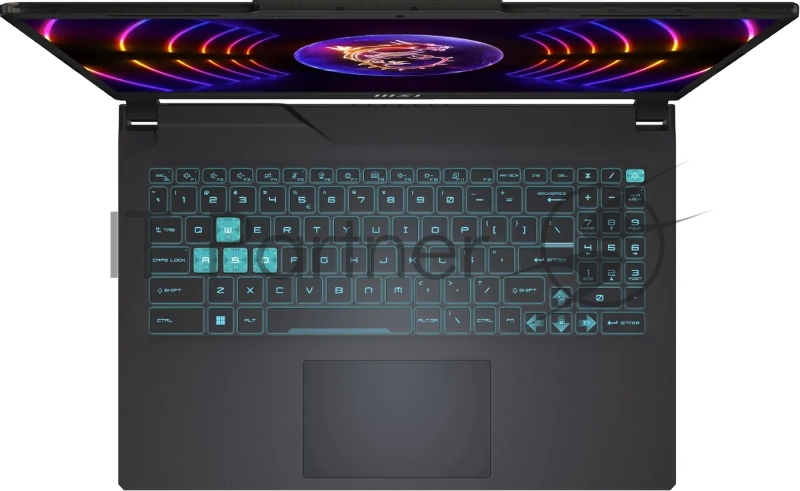 Ноутбук MSI Cyborg 15 A12VF-869XRU Core i5 12450H 16Gb SSD512Gb NVIDIA GeForce RTX4060 8Gb 15.6 IPS FHD (1920x1080) Free DOS black WiFi BT Cam (9S7-15K111-869)