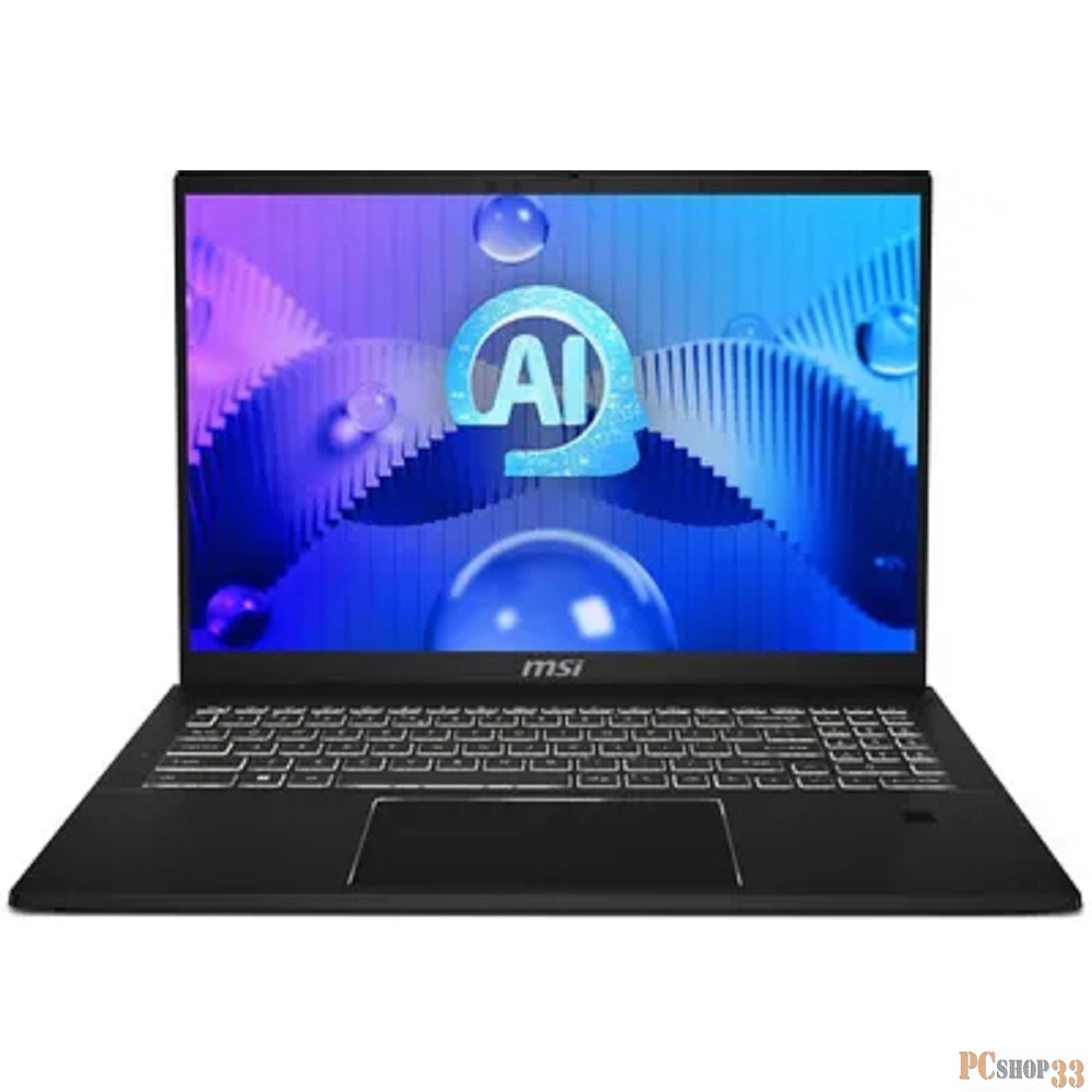 Ноутбук MSI Summit E16 AI Studio A1VETG-017RU Core Ultra 7 155H 16Gb SSD1Tb NVIDIA GeForce RTX4050 6Gb 16 IPS Touch QHD+ (2560x1600) Windows 11 Professional black WiFi BT Cam (9S7-159621-017)