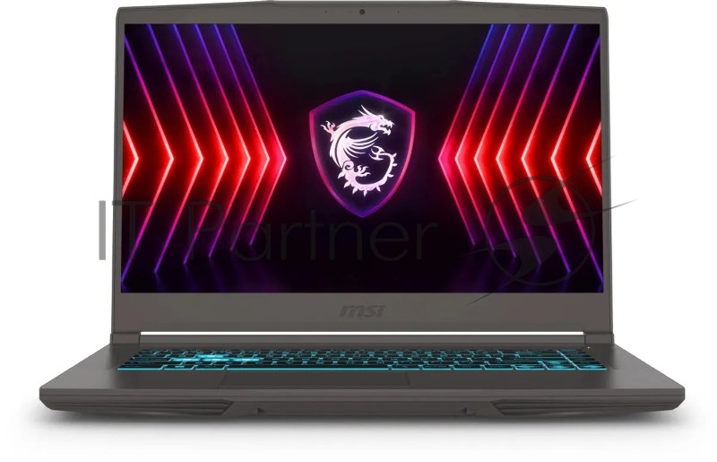 Ноутбук MSI Thin 15 B12VE-1294XRU Core i5 12450H 16Gb SSD512Gb NVIDIA GeForce RTX4050 6Gb 15.6 IPS FHD (1920x1080) Free DOS grey WiFi BT Cam (9S7-16R831-1294)
