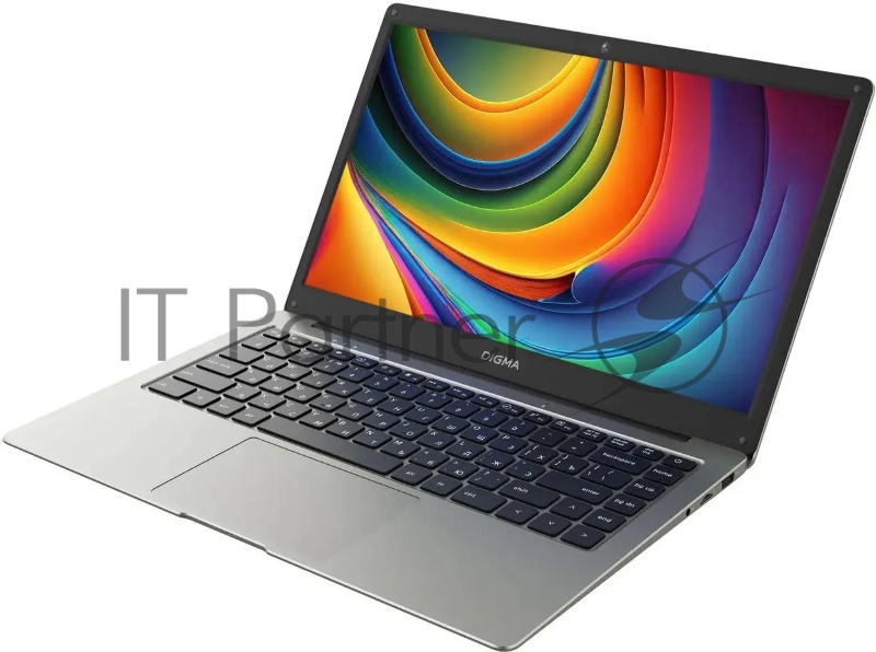 Ноутбук Digma EVE C4403 Celeron N4000 4Gb eMMC128Gb Intel UHD Graphics 600 14 IPS FHD (1920x1080) Windows 11 Professional Single Language 64 grey WiFi BT Cam 4800mAh (DN14CN-4BXW04)