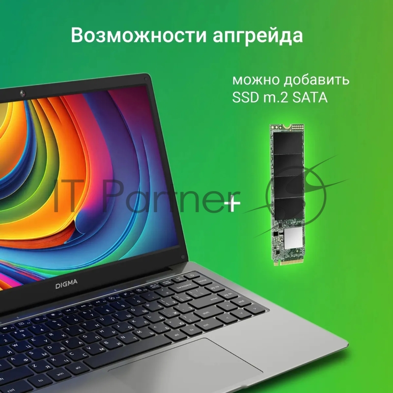 Ноутбук Digma EVE C4403 Celeron N4000 4Gb eMMC128Gb Intel UHD Graphics 600 14 IPS FHD (1920x1080) Windows 11 Professional Single Language 64 grey WiFi BT Cam 4800mAh (DN14CN-4BXW04)