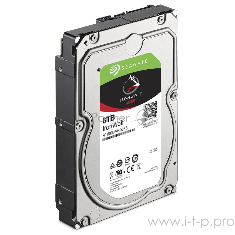 Жесткий диск 6TB Seagate Ironwolf (ST6000VN0033) {SATA 6.0Gb/s, 7200 rpm, 256mb buffer, 3.5