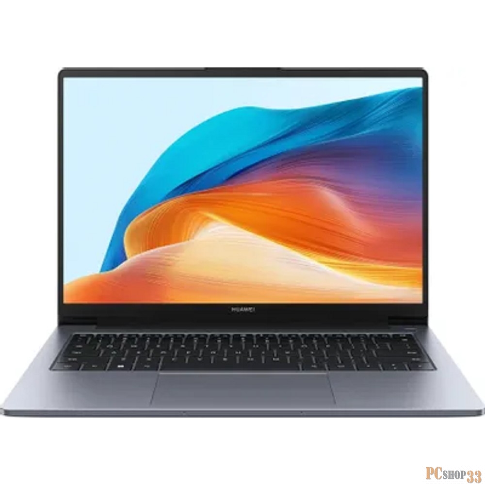 Ноутбук Huawei MateBook D 14 Core i5 12450H 16Gb SSD512Gb Intel UHD Graphics 14 IPS FHD (1920x1080) noOS grey space WiFi BT Cam (53013XET)