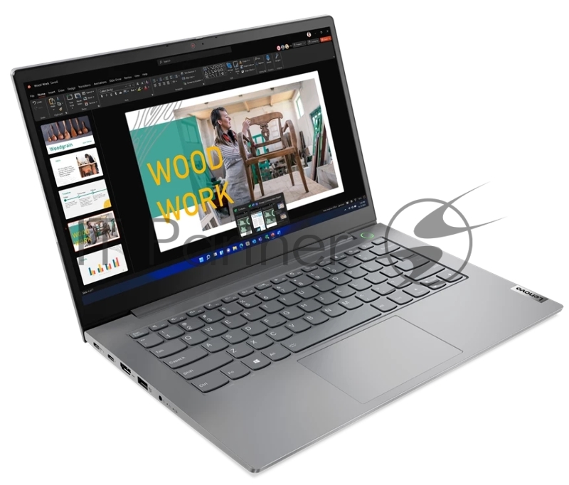 Ноутбук Lenovo ThinkBook 14 G4 IAP 14.0 FHD (1920x1080) IPS 300N, i3-1215U, 8GB DDR4 3200, 256GB SSD M.2, Intel UHD, Wifi, BT, FPR, TPM2, FHD Cam, 45Wh, 65W USB-C Slim, NoOS, 1Y, 1.4kg