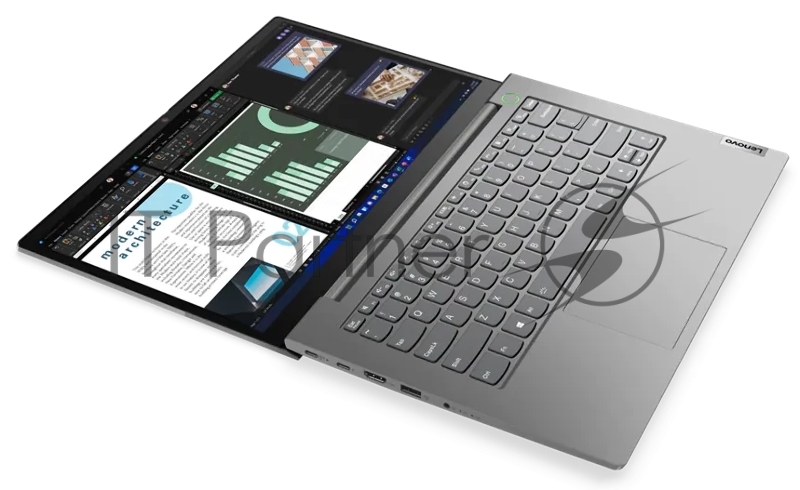 Ноутбук Lenovo ThinkBook 14 G4 IAP 14.0 FHD (1920x1080) IPS 300N, i3-1215U, 8GB DDR4 3200, 256GB SSD M.2, Intel UHD, Wifi, BT, FPR, TPM2, FHD Cam, 45Wh, 65W USB-C Slim, NoOS, 1Y, 1.4kg