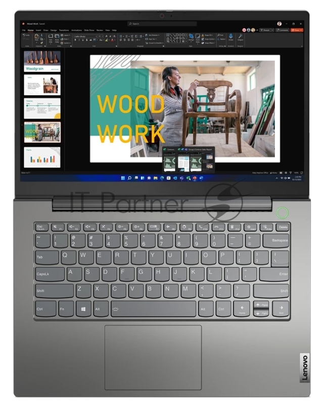 Ноутбук Lenovo ThinkBook 14 G4 IAP 14.0 FHD (1920x1080) IPS 300N, i3-1215U, 8GB DDR4 3200, 256GB SSD M.2, Intel UHD, Wifi, BT, FPR, TPM2, FHD Cam, 45Wh, 65W USB-C Slim, NoOS, 1Y, 1.4kg