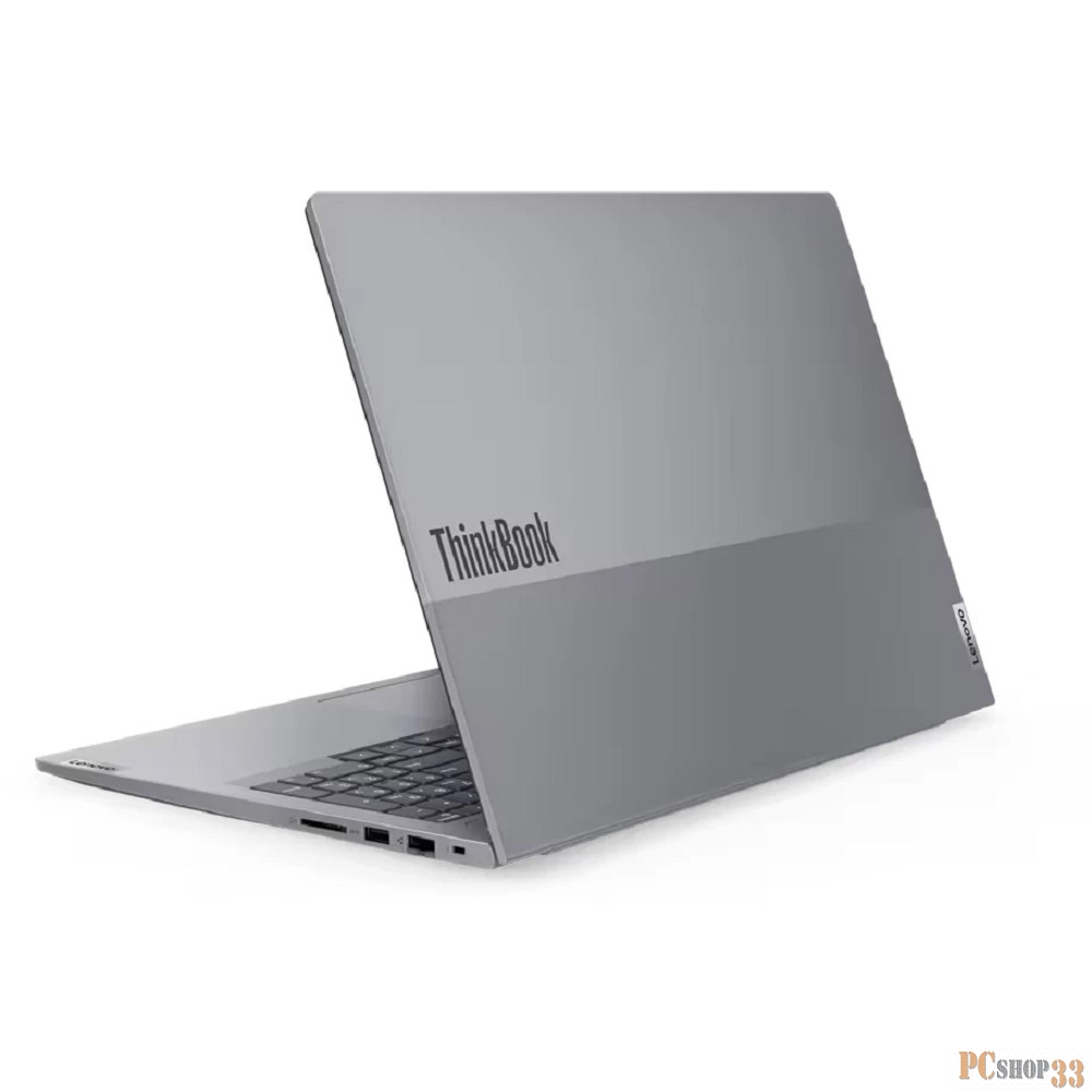 Ноутбук Lenovo Thinkbook 16 G6 IRL Core i7 13700H 8Gb SSD512Gb Intel Iris Xe graphics 16 IPS WUXGA (1920x1200) noOS grey WiFi BT Cam Bag (21KH005SAK)
