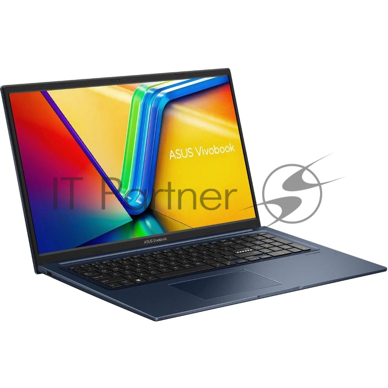 Ноутбук Asus Vivobook 17 X1704VA-AU321 Core i5 120U 16Gb SSD1Tb UMA 17.3 IPS FHD (1920x1080) noOS blue WiFi BT Cam (90NB13X2-M002V0)