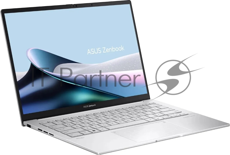 Ноутбук Asus Zenbook 14 UX3405MA-QD488W Core Ultra 7 155H 16Gb SSD1Tb Intel Arc 14 OLED FHD+ (1920x1200) Windows 11 Home silver WiFi BT Cam Bag (90NB11R2-M00SS0)