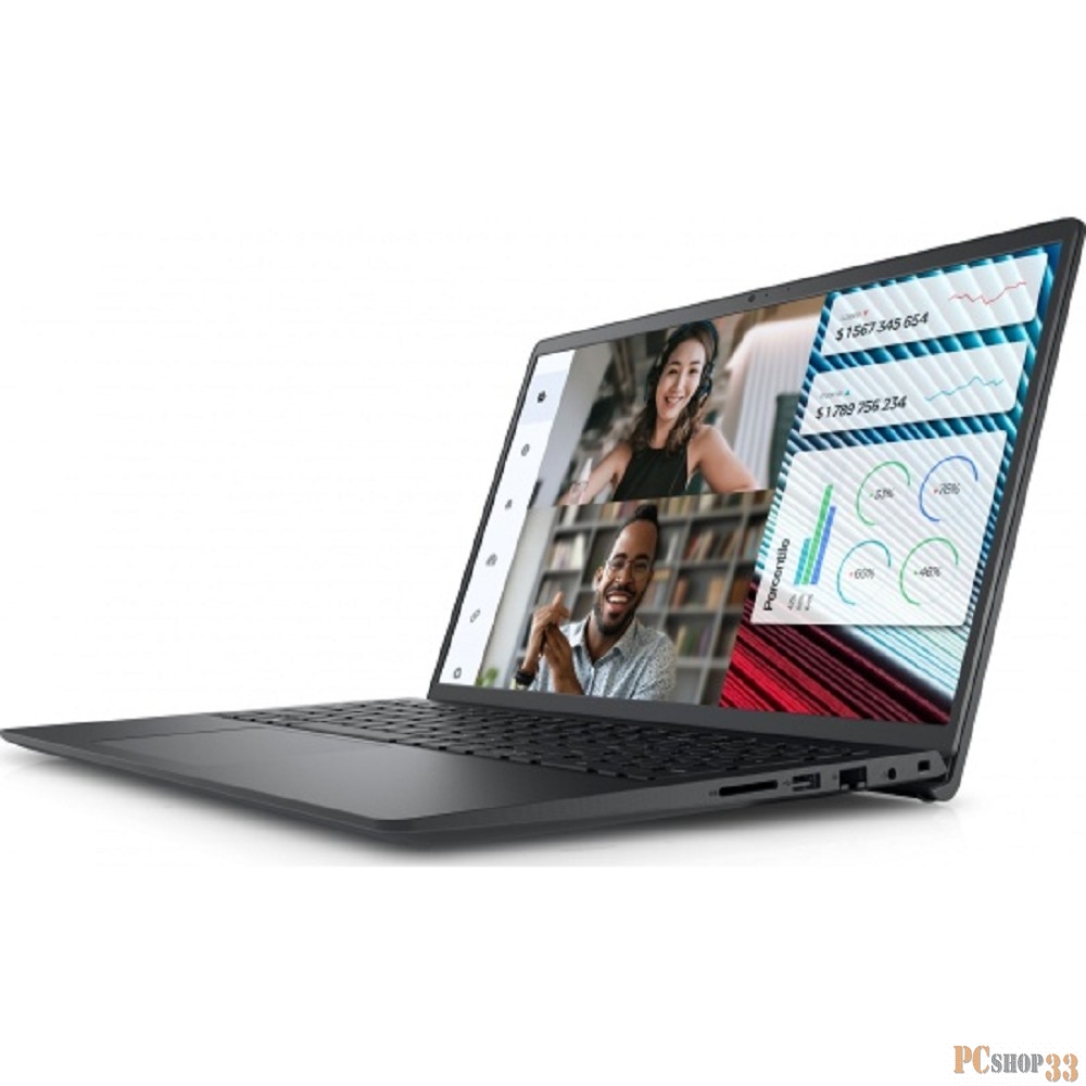 Ноутбук DELL Vostro 3520 Intel Core i5 1235U 1300MHz/15.6/1920x1080/16GB/51 SSD/Intel Iris Xe Graphics/Wi-Fi/Bluetooth/Ubuntu (G2G-CCDEL1135D505) Black