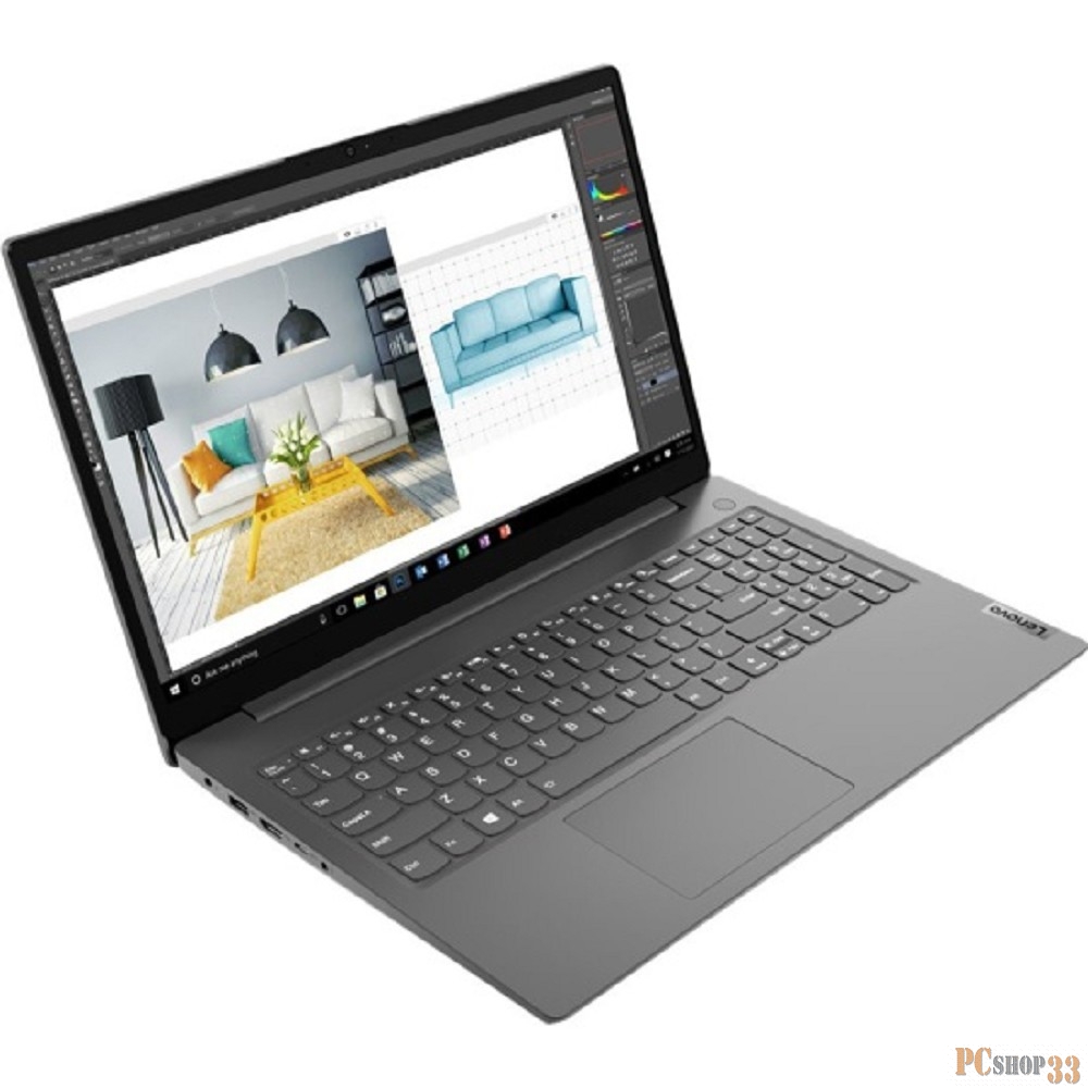 Ноутбук Lenovo V15 G2 15.6 FHD/Intel Celeron 4500/8Gb/256Gb SSD/USB-C/RJ-45/Cam/DOS/black