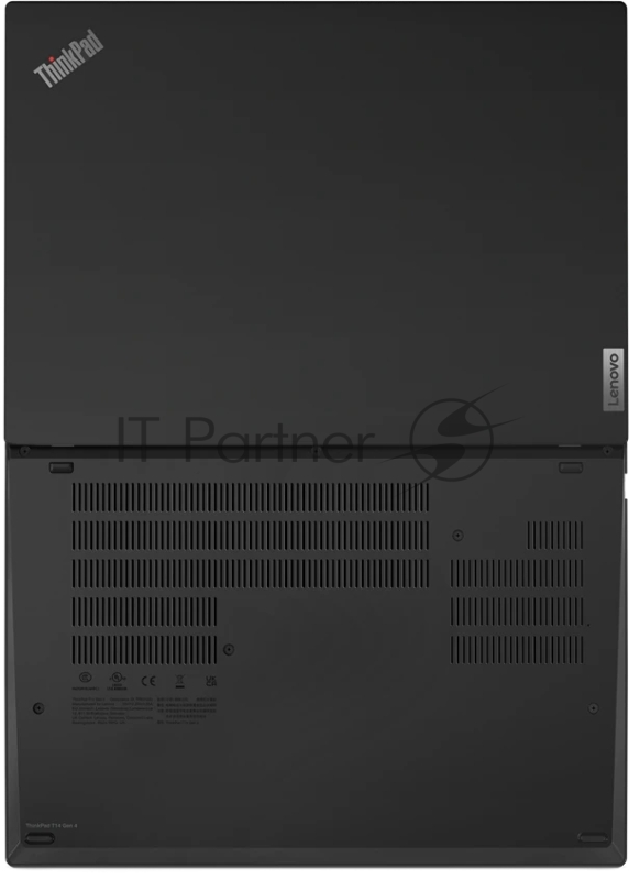 Ноутбук ThinkPad T14 Gen 4 14 WUXGA (1920x1200) IPS 300N, i7-1355U, 16GB LPDDR5 5200, 512B SSD M.2, Intel Iris Xe, WiFi, BT, FPR, FHD Cam, 52.5Wh, 65W USB-C, Win 11 Pro, 1Y, 1.37kg
