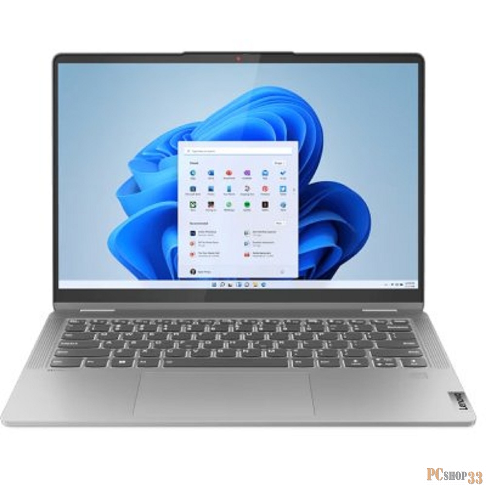 Ноутбук Lenovo IdeaPad Flex 5 14ABR8 Ryzen 7 7730U 16Gb SSD512Gb AMD Radeon 14 IPS Touch WUXGA (1920x1200) Windows 11 Home grey WiFi BT Cam (82XX003DRK)