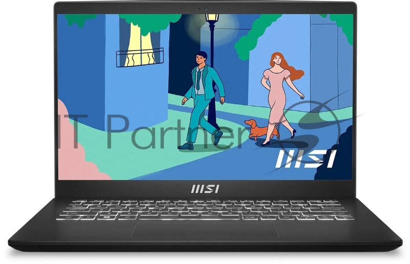 Ноутбук MSI Modern 14 C7M-048US Ryzen 7 7730U 16Gb SSD512Gb AMD Radeon 14 IPS FHD (1920x1080) Windows 11 Home Multi Language black WiFi BT Cam (9S7-14JK12-048)