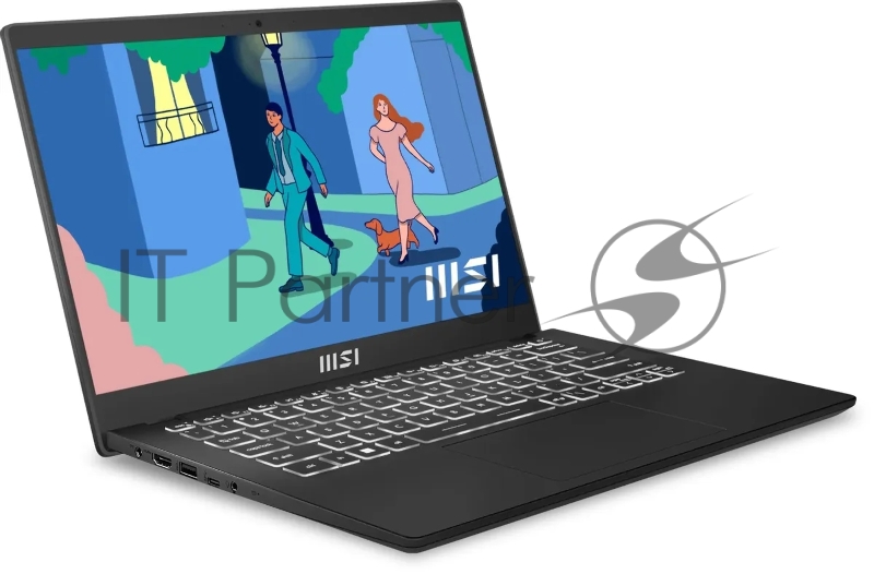 Ноутбук MSI Modern 14 C7M-048US Ryzen 7 7730U 16Gb SSD512Gb AMD Radeon 14 IPS FHD (1920x1080) Windows 11 Home Multi Language black WiFi BT Cam (9S7-14JK12-048)