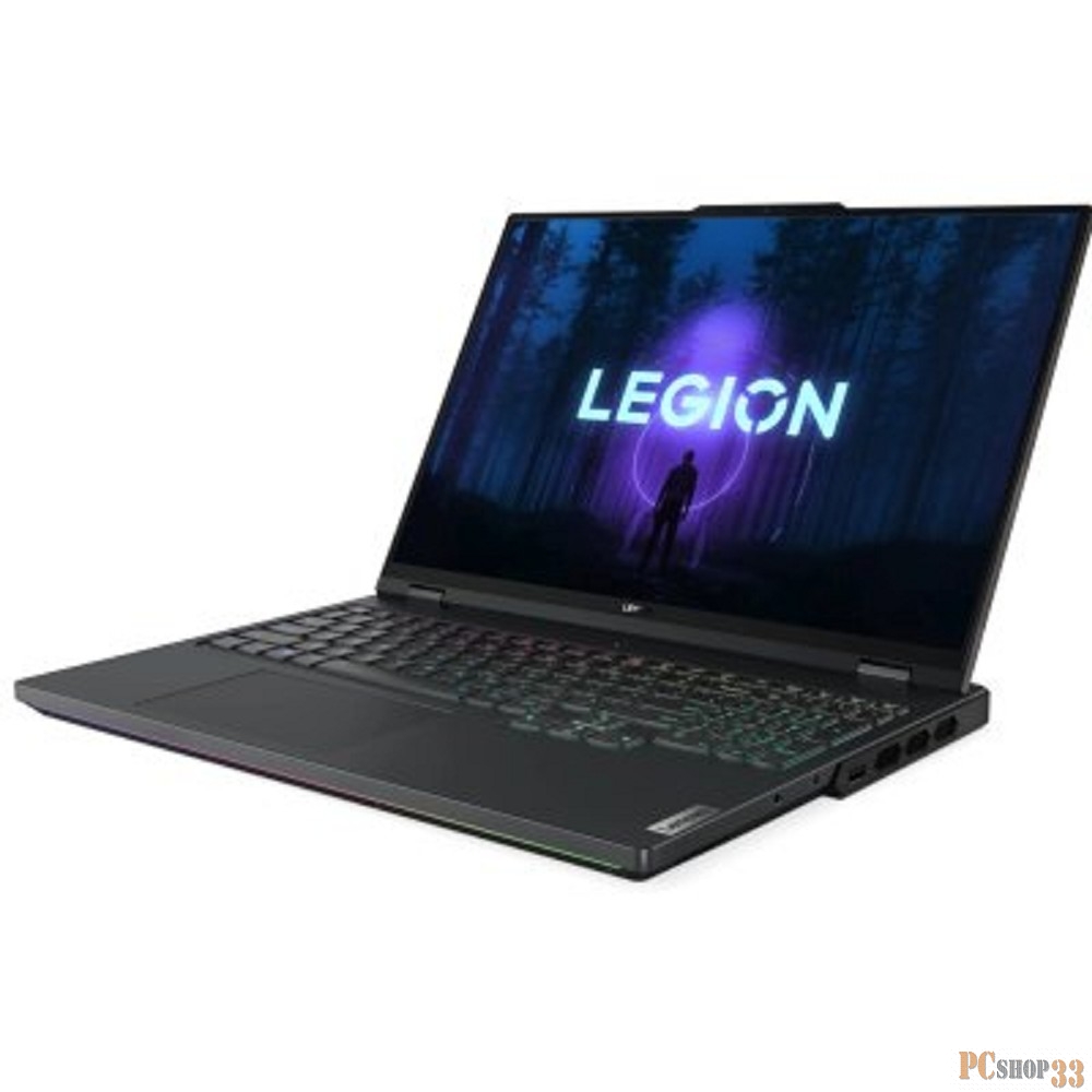 Ноутбук Lenovo Legion 7 Pro 16IRX8H Core i9 13900HX 16Gb SSD1Tb NVIDIA GeForce RTX4080 12Gb 16 IPS WQXGA (2560x1600) noOS grey WiFi BT Cam (82WQ0025RK)