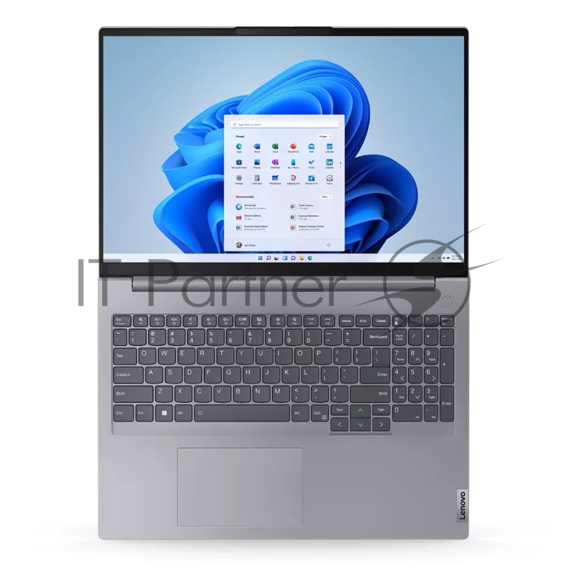Ноутбук Lenovo ThinkBook 16 G6 IRL 16 WUXGA (1920x1200) IPS AG 300N, i7-13700H, 1x16GB DDR5 5200, 512GB SSD M.2, Intel Iris Xe, WiFi6, BT, FPR, FHD Cam, 60Wh, 100W USB-C Slim, NoOS, 1Y, 1.38kg