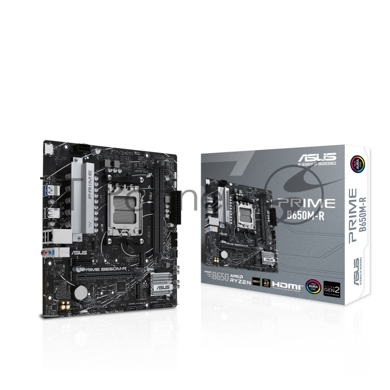 Материнская плата ASUS PRIME B650M-R, Socket AM5, B650, 2*DDR5, HDMI, 4xSATA 6+ RAID, 2xM2, USB 3.2, USB 2.0, mATX 90MB1H30-M0EAY0