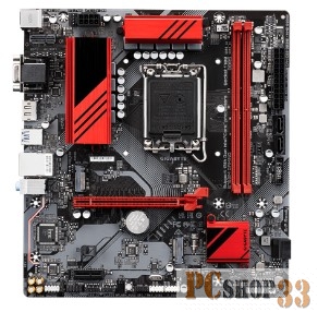 Материнская плата Gigabyte B760M GAMING Soc-1700 Intel B760 2xDDR5 mATX AC`97 8ch(7.1) 2.5Gg RAID+VGA+HDMI+DP