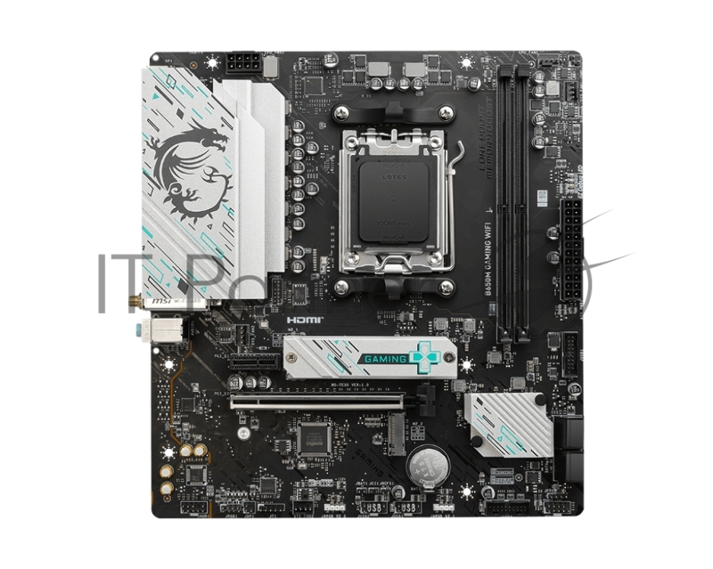 Материнская плата MSI B650M GAMING WIFI SocketAM5 AMD B650 2xDDR5 mATX AC`97 8ch(7.1) 2.5Gg RAID+VGA+HDMI+DP