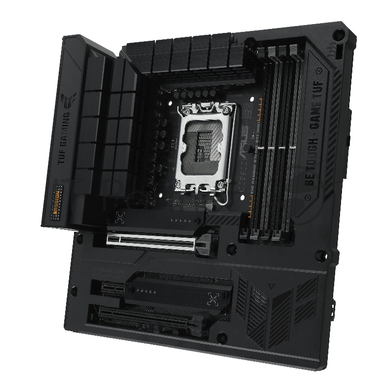 Материнская плата ASUS TUF GAMING B760M-BTF WIFI LGA 1700, Intel B760, 4xDDR5-5600 МГц, 2xPCI-Ex16, 3xM.2, Micro-ATX
