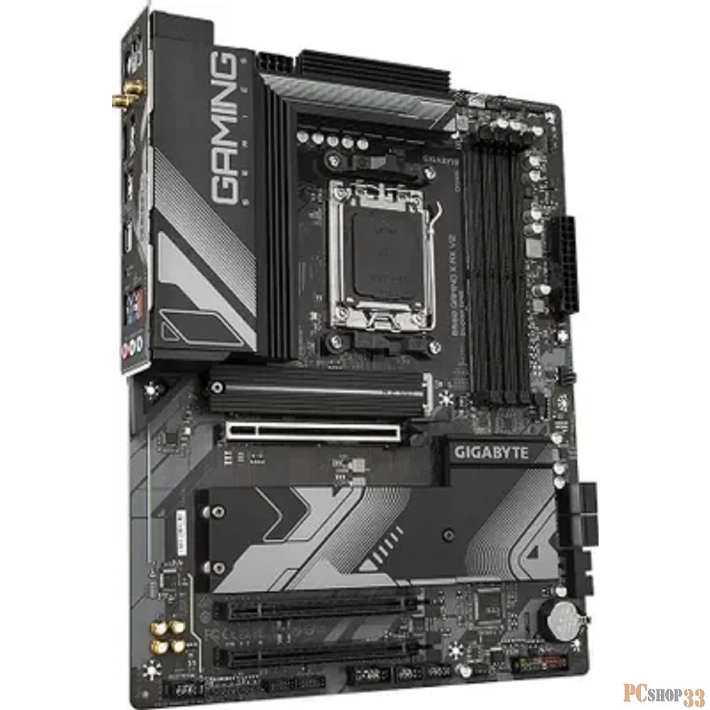 Материнская плата GIGABYTE B650 GAMING X AX V2 AM5, AMD B650, 4xDDR5-5200 МГц, 3xPCI-Ex16 ATX