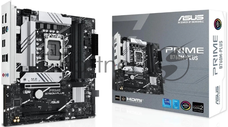 Материнская плата Asus PRIME B760M-PLUS Soc-1700 Intel B760 4xDDR5 mATX AC`97 8ch(7.1) 2.5Gg RAID+HDMI+DP