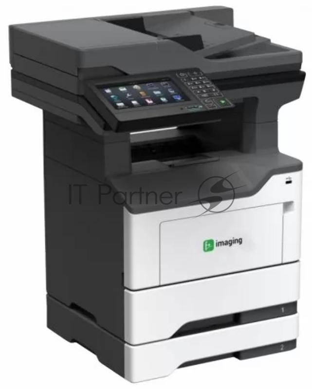 МФУ F+ лаз. монохр. M60ade, A4, старт.карт.6000 стр., печ.47 стр/мин, дупл., 1200x1200dpi, 2400x600dpi, DADF однопрох. дупл. 100л., CIS скан. 600x600ppi, скан.моно 94 стор/мин, цв. 60 стор/мин, 7цв.сенс.жк.дисп., вх.емк.650л, вых.емк.250л., Ethernet,