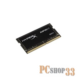 Модуль памяти Kingston DDR4 SODIMM 4GB HX421S13IB/4 PC4-17000, 2133MHz, CL13, HyperX Impact Series
