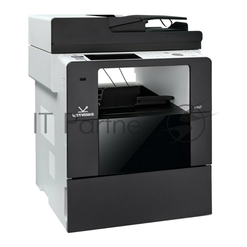 МФУ Катюша M247e принтер/копир/сканер/факс. 47 стр/мин А4+ Ч/Б печать, 1200 dpi. Сканер цвет А4-А3,старт.тонер 3000 отп.