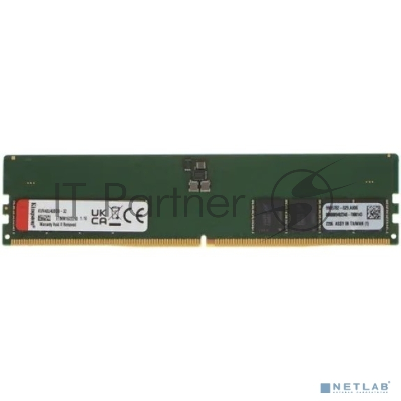 Память Kingston 32GB DDR5 4800MT/s CL40 DIMM 2Rx8