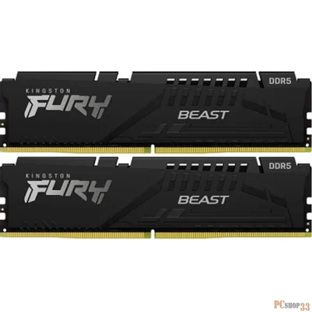 Модуль памяти Kingston DDR5 32GB Kit (2x16Gb) 6000 MT/s CL40 KF560C36BBEK2-32