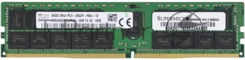 Модуль памяти Hynix DDR4 64GB RDIMM (PC4-23400) 2933MHz ECC Registered 1.2V, 1 year, OEM
